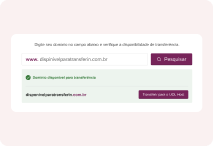 Etapa 1 - Verifique sua disponibilidade
