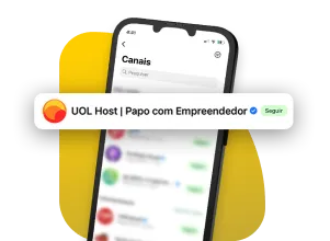 Canal do UOL no WhatsApp