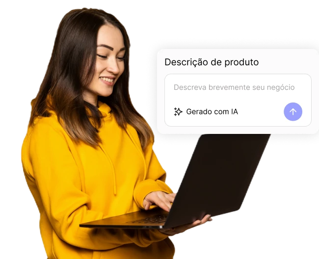 Input IA para descrever produto